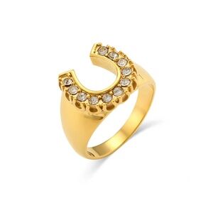 Stainless Steel 18K Gold Plated Rings